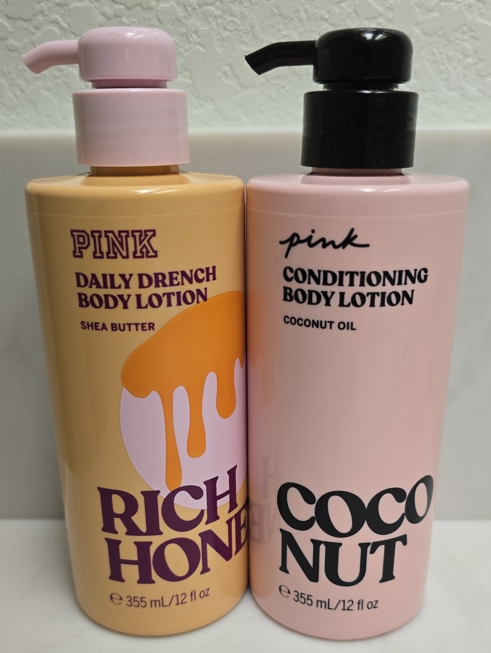 PINK Victoria's Secret Conditioning Body Lotions Coconut & Rich Honey